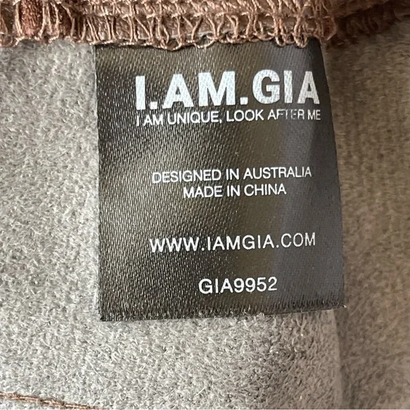 I.AM.GIA Brown Faux Leather Strapless Corset Top - Picture 9 of 14